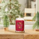 Red Apple Wreath, Yankee Candle illatgyertya, kicsi üveg (alma, fahéj, dió)