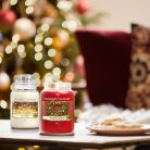 Red Apple Wreath, Yankee Candle illatgyertya, kicsi üveg (alma, fahéj, dió)