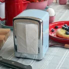 Szalvétatartó, pasztellkék, 14 cm