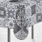 Porto portugál csempemintás vízlepergető asztalterítő, 150x240 cm