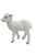 Álló bárány polyresin szobor, M, kültéri és beltéri dekorációs kiegészítő