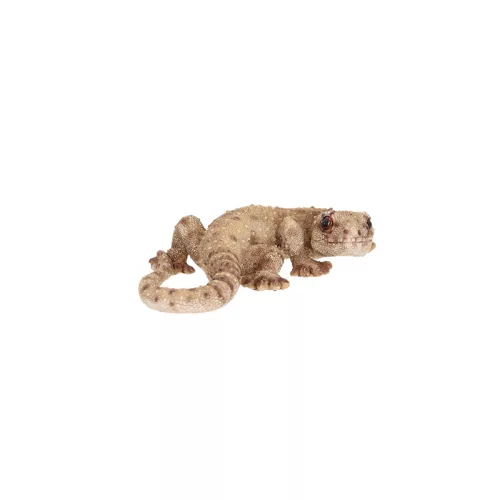 Gyík polyresin szobor, dekoráció, 16 x 8 x 3 cm
