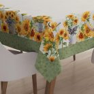 Napraforgós pamut asztalterítő, 140 x 180 cm