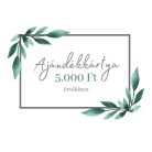 Ajándékkártya 5000 Ft értékben