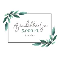 Ajándékkártya 5000 Ft értékben