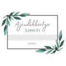Ajándékkártya 5000 Ft értékben