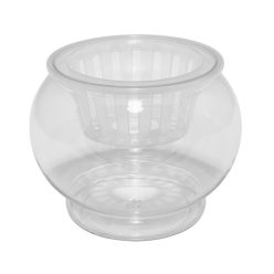 Hidroponikus virágcserép, 15 cm átmérőjű