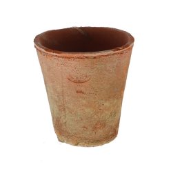 Terrakotta virágcserép, 10 cm átmérőjű