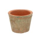 Terrakotta cserép, 9 cm átmérőjű