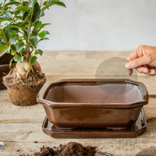 Bonsai vízelvezető háló szett, 12 db-os