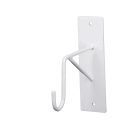 Klasszikus virágtartó konzol, fehér, 15 cm 