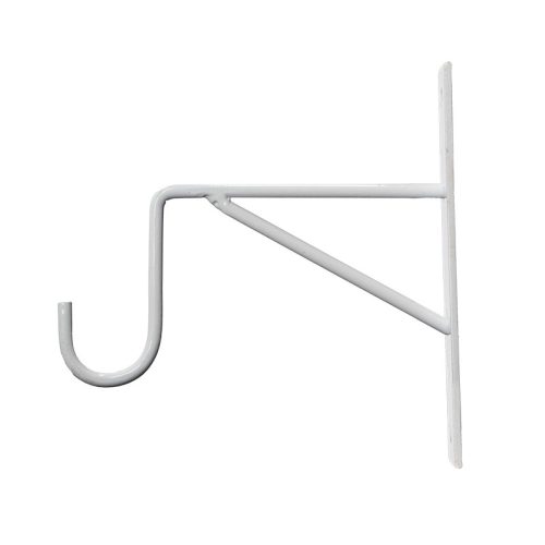 Klasszikus virágtartó konzol, fehér, 15 cm 