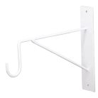 Klasszikus virágtartó konzol, fehér, 25 cm 