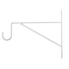 Klasszikus virágtartó konzol, fehér, 25 cm 