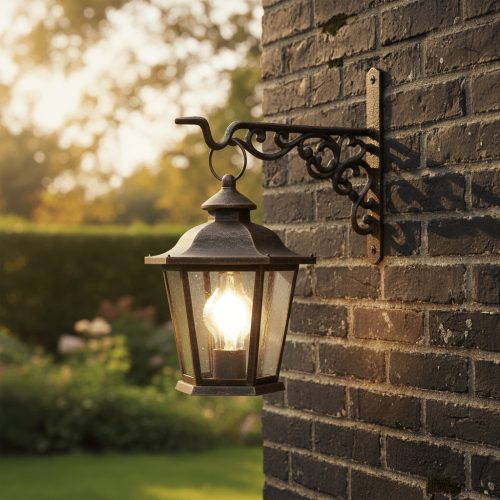 Öntöttvas virágtartó konzol, 21 cm