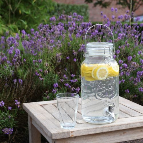 Limonádés üveg csatos tetővel, 3,5 literes