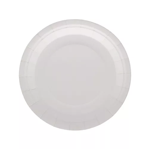 Mezei virág mintás papírtányér, 8 db-os, 18 cm átmérőjű