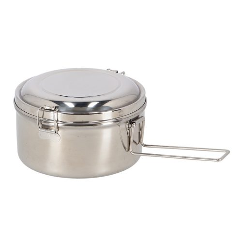 Rozsdamentes acél ételhordó, 25 cm átmérőjű