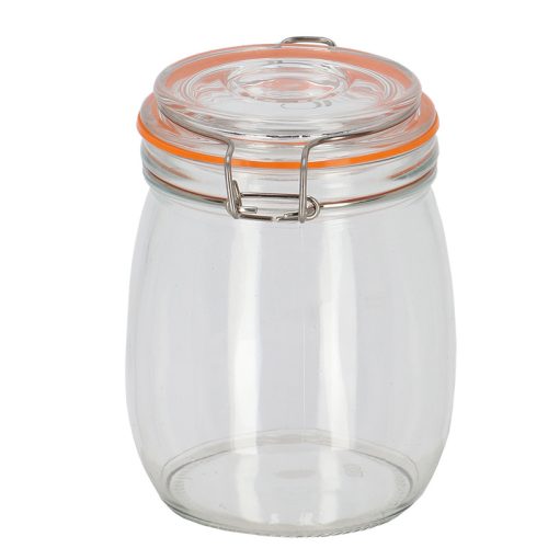 Csatos tároló üveg, 0,75 literes