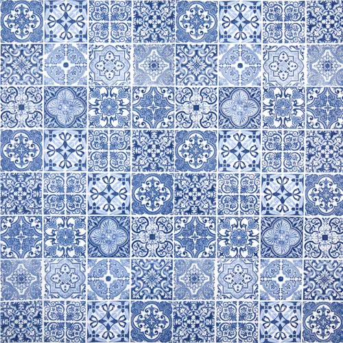 Portugál mintás 3 rétegű szalvéta, 16,5 x 16,5 cm