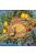 Mediterrán pávás 3 rétegű szalvéta, 16,5 x 16,5 cm