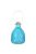 Buborék mintás üveg darázscsapda, kék, 21,5 cm