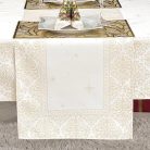 Barokk mintás pamut asztali futó, arany lurexes, 44 x 140 cm