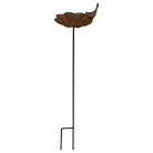 Leszúrható öntöttvas madáretető és itató, 80 cm