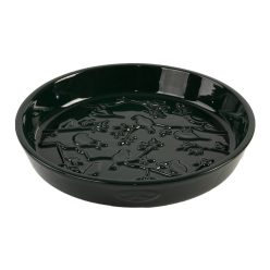 Kerámia madáritató, fürdető, fekete