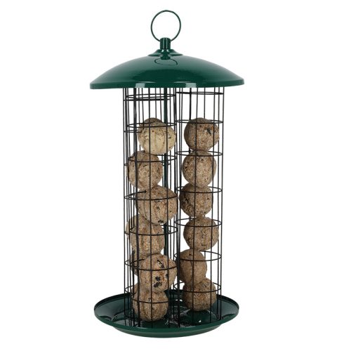 Felakasztható adagolós madáretető faggyúgolyóknak, 44 cm