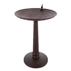   Öntöttvas álló madáritató és -etető, 55 cm átmérőjű