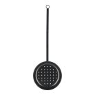 Acél gesztenyesütő serpenyő, fekete, 78 cm