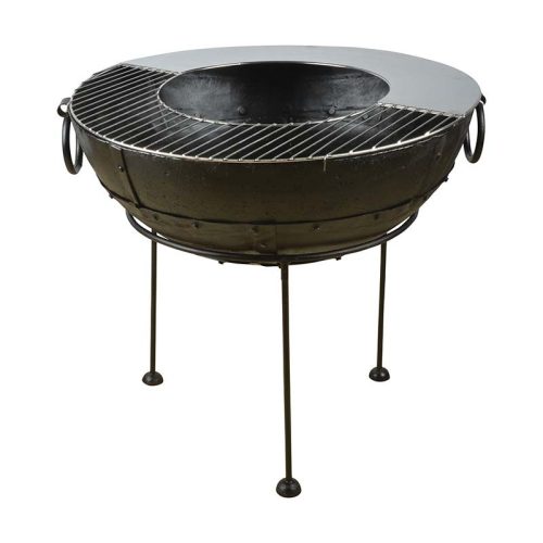 Fém grillrács és tárcsa, 62 cm átmérőjű