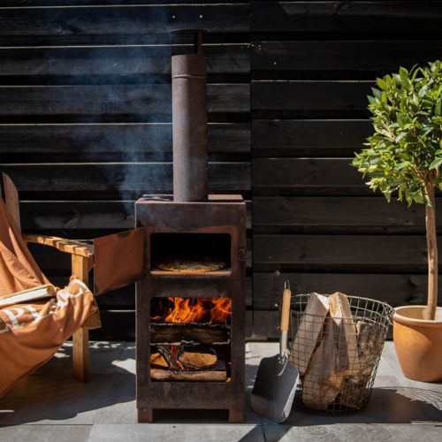 Takaró, pléd tűzhely mintával, 130 x 180 cm