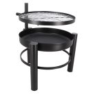BBQ tűzrakó tál grillráccsal, 66 cm átmérőjű