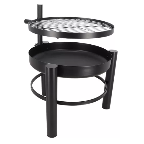 BBQ tűzrakó tál grillráccsal, 66 cm átmérőjű