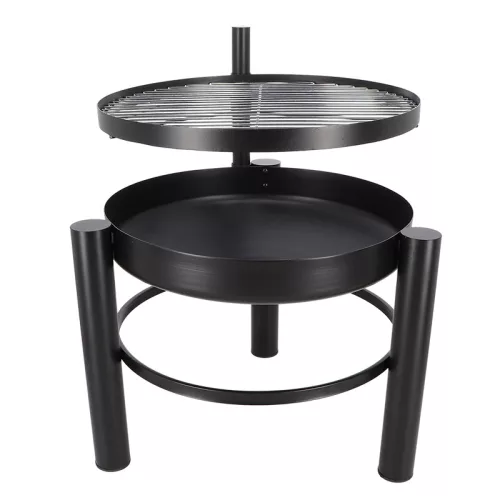 BBQ tűzrakó tál grillráccsal, 66 cm átmérőjű