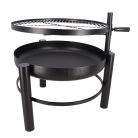 BBQ tűzrakó tál grillráccsal, 78 cm átmérőjű