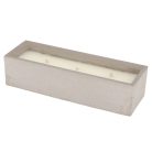 Kültéri gyertya beton tartóban, 38 x 12 cm
