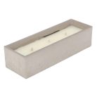 Kültéri gyertya beton tartóban, 38 x 12 cm