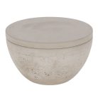 Kültéri gyertya beton tartóban, 18 cm átmérőjű