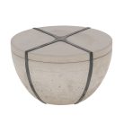 Kültéri gyertya beton tartóban, 18 cm átmérőjű