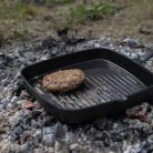 Öntöttvas grill serpenyő, 35,5 x 24 cm