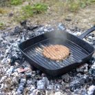 Öntöttvas grill serpenyő, 35,5 x 24 cm