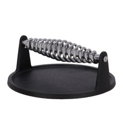   Öntöttvas hamburgerhús formázó, steak nehezék, 18 cm átmérőjű