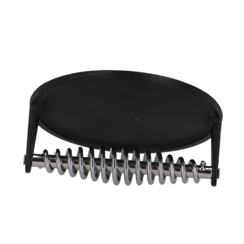 Öntöttvas hamburgerhús formázó, steak nehezék, 18 cm átmérőjű