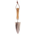 Rozsdamentes acél palántázó ásó, kőrisfa nyéllel, 32 cm