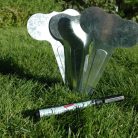 Fém növény jelölölő szett, 6 db-os, 19 cm