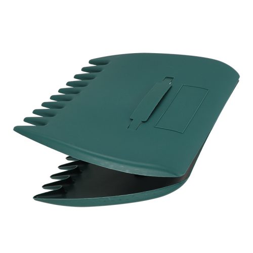 Levélgyűjtő kézi villa újrahasznosított anyagból, 34 x 25 cm