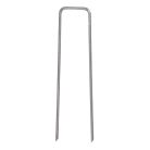 Fém U alakú rögzítő szett kókuszrost karókhoz, 12 db-os, 6,5 x 14,5 cm